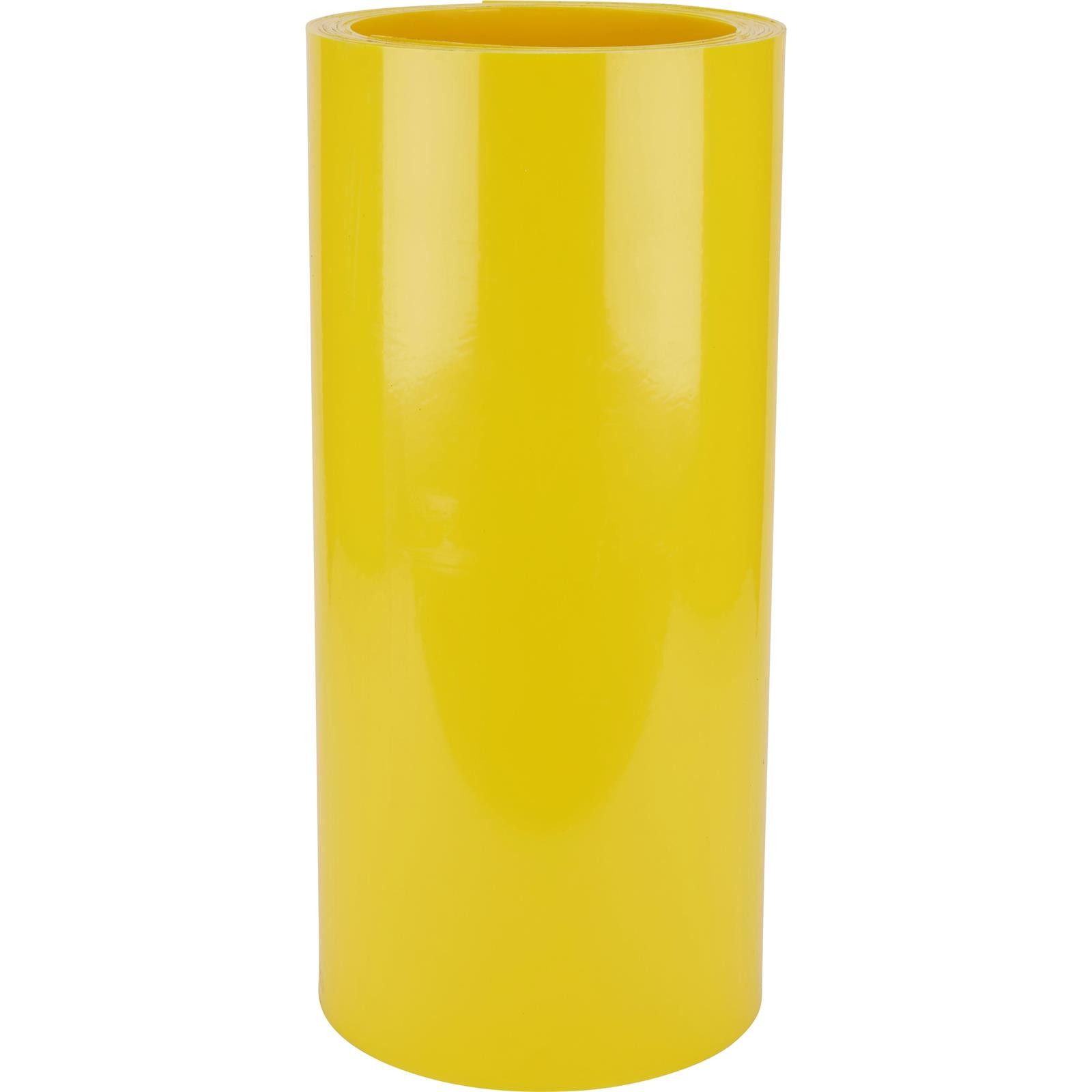 Colored Plastic HDPE Sheet 25 Ft Rolled, 1/8 Inch Thick, Yellow