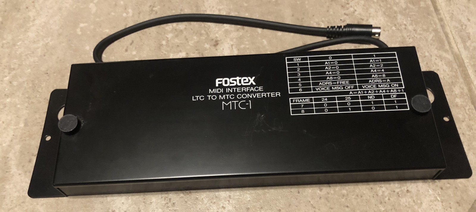 Fostex MTC-1 for Midi Interface & LTC to MTC Timecode Converter for R8 reel tape
