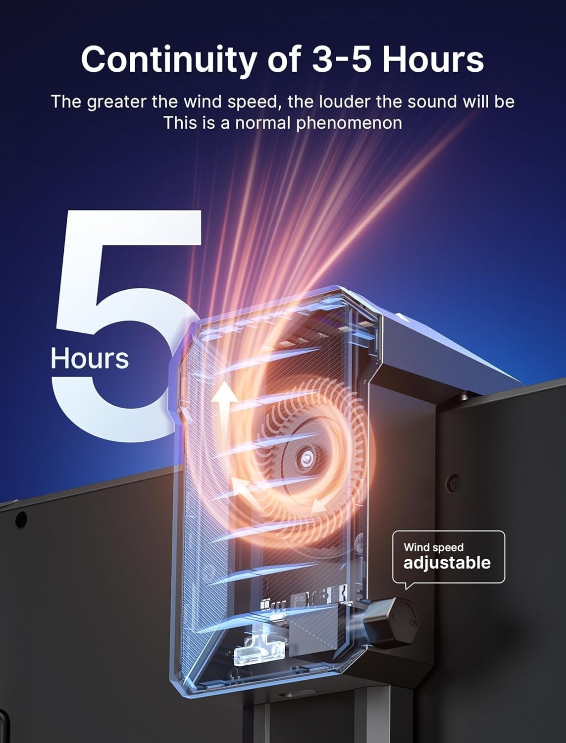 Innovative USB Cooling Fan for Steam Deck OLED with Stand & Adjustable Speeds