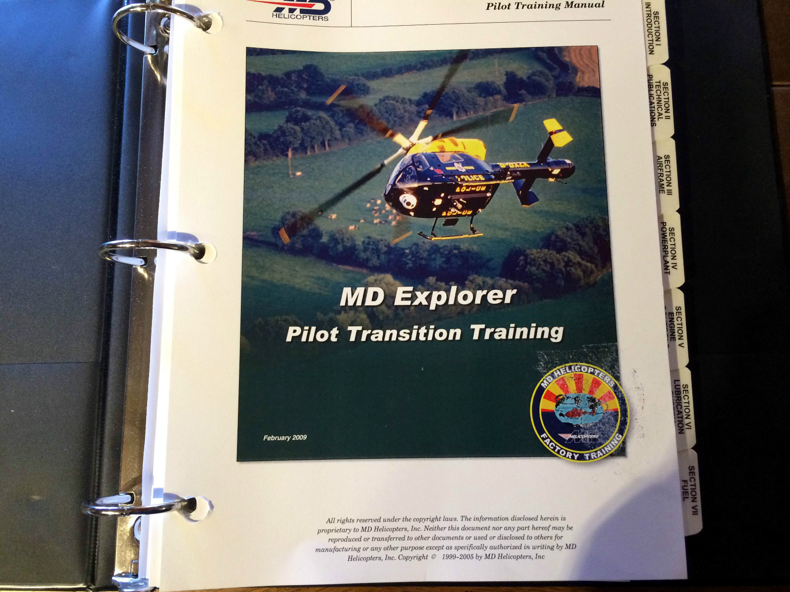 MD Helicopters MD Explorer Pilot Transition Training Manual