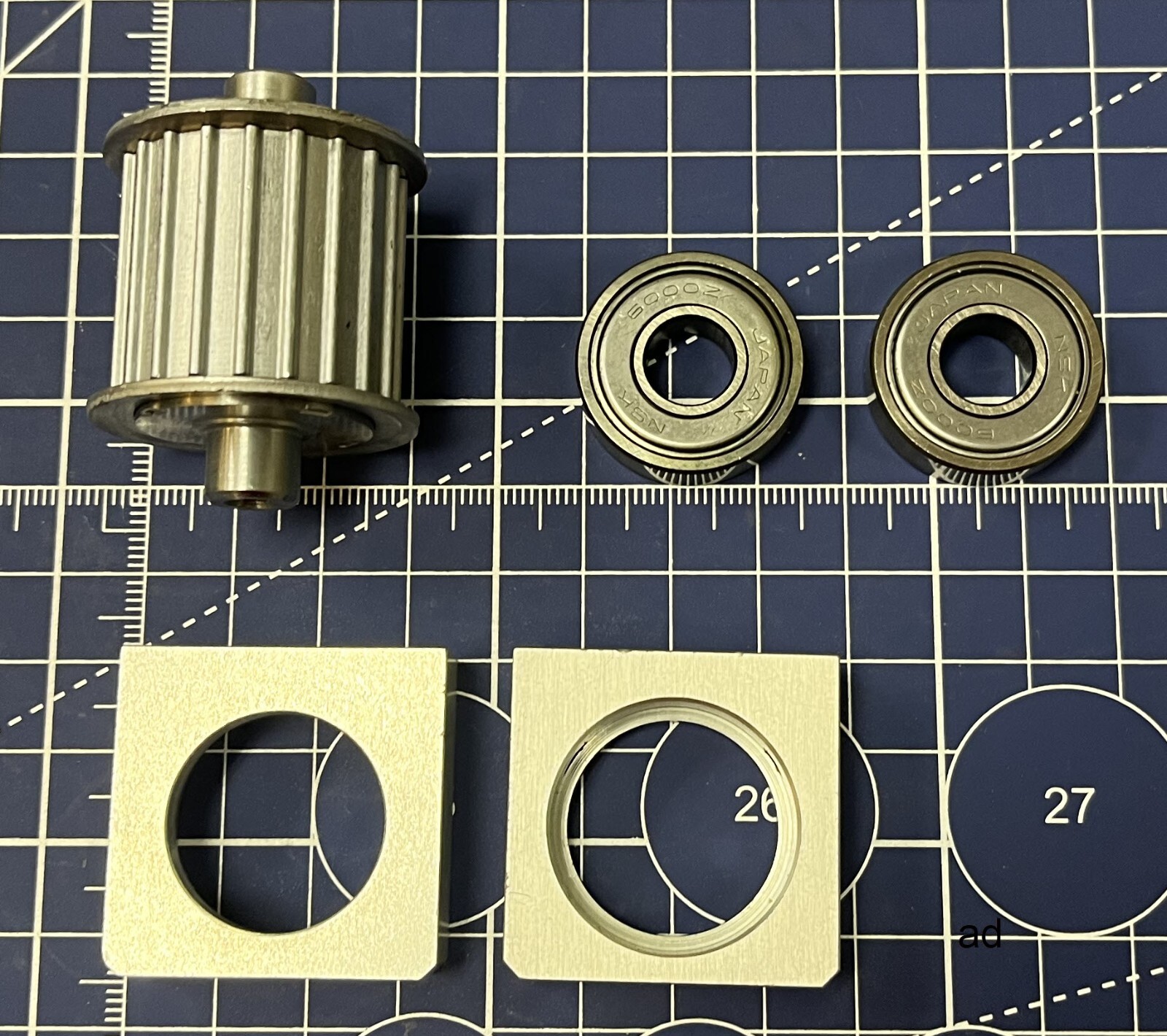 Pulley Assembly w/ 6000Z Bearings