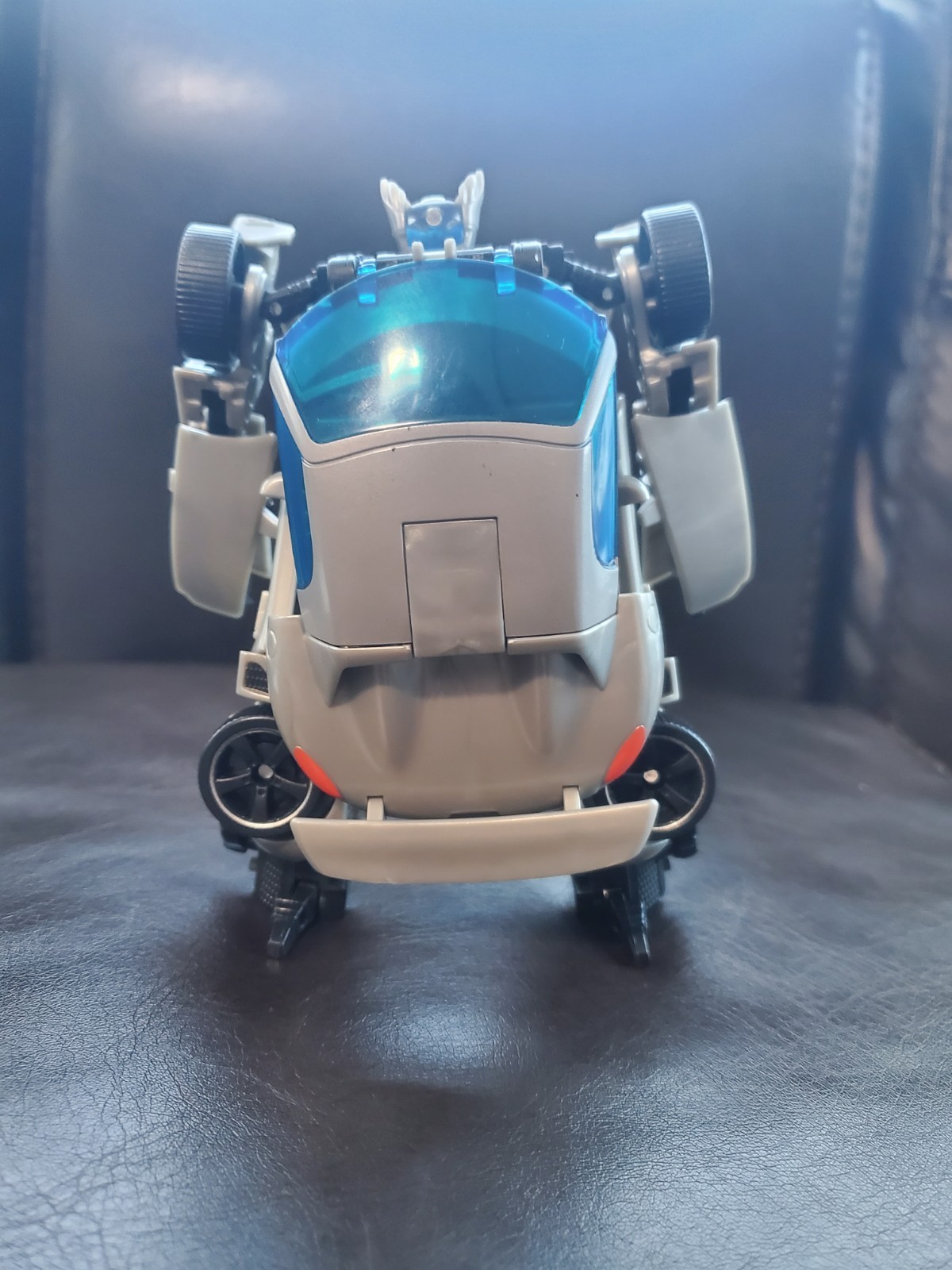 Transformers Robot Toy Silver Convertible Car Jazz
