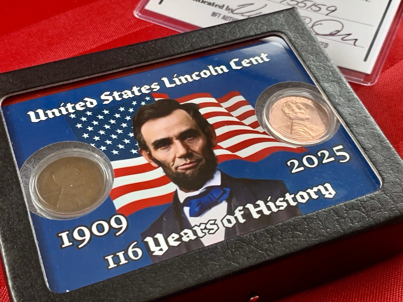 Lincoln Cent 1909 - 2025 the first and last of the Lincoln Penny