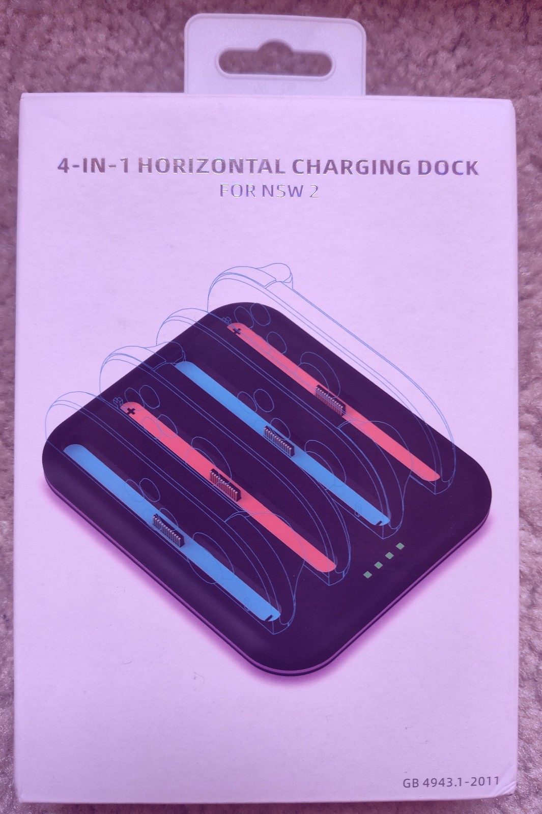 Fosmon Nintendo Switch 2 4-in-1 Horizontal Charging Dock