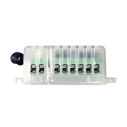 DC 8V 12V 24V 36V Motor Remote Control Switch for Control 2 remotes --Black