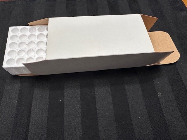 (Pack of 5 Boxes) Ammo Box w/50 Rd Styrofoam Tray 25 ACP, 380 ACP, 9mm Luger