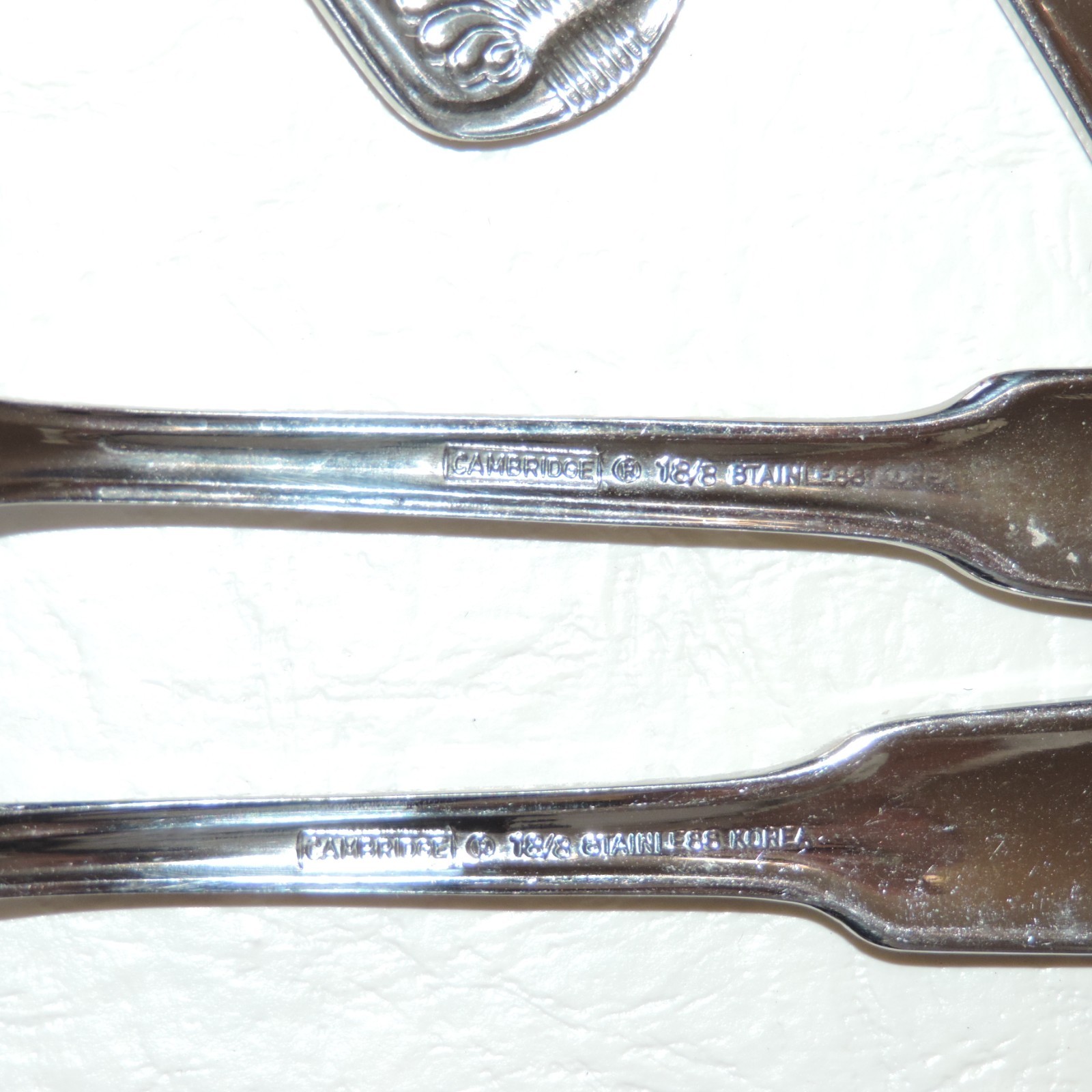 Cambridge SHELL Stainless Flatware 12 7-pc Place Settings + Serving 100 Pieces