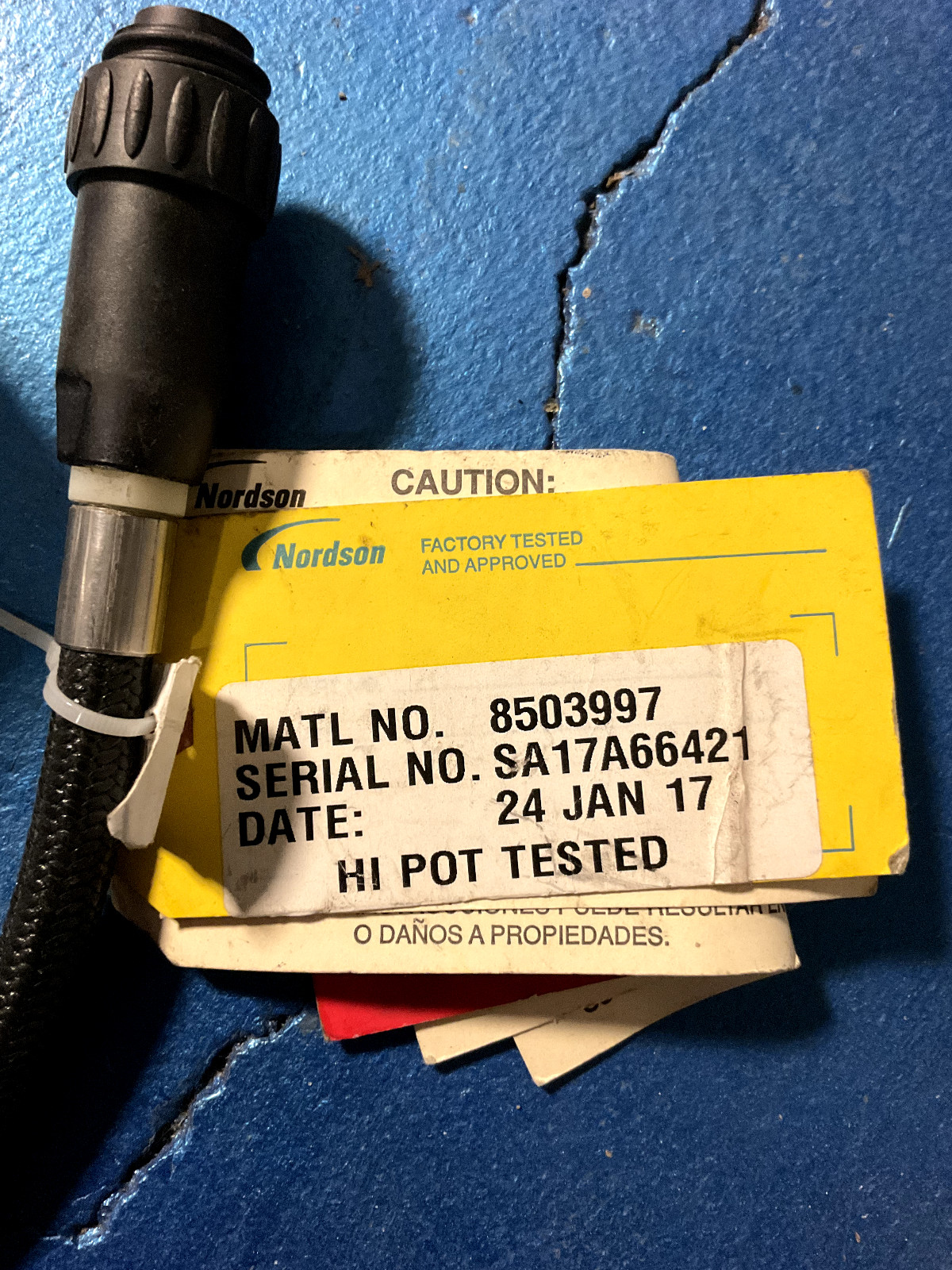Nordson Solidblue S-012W Glue head