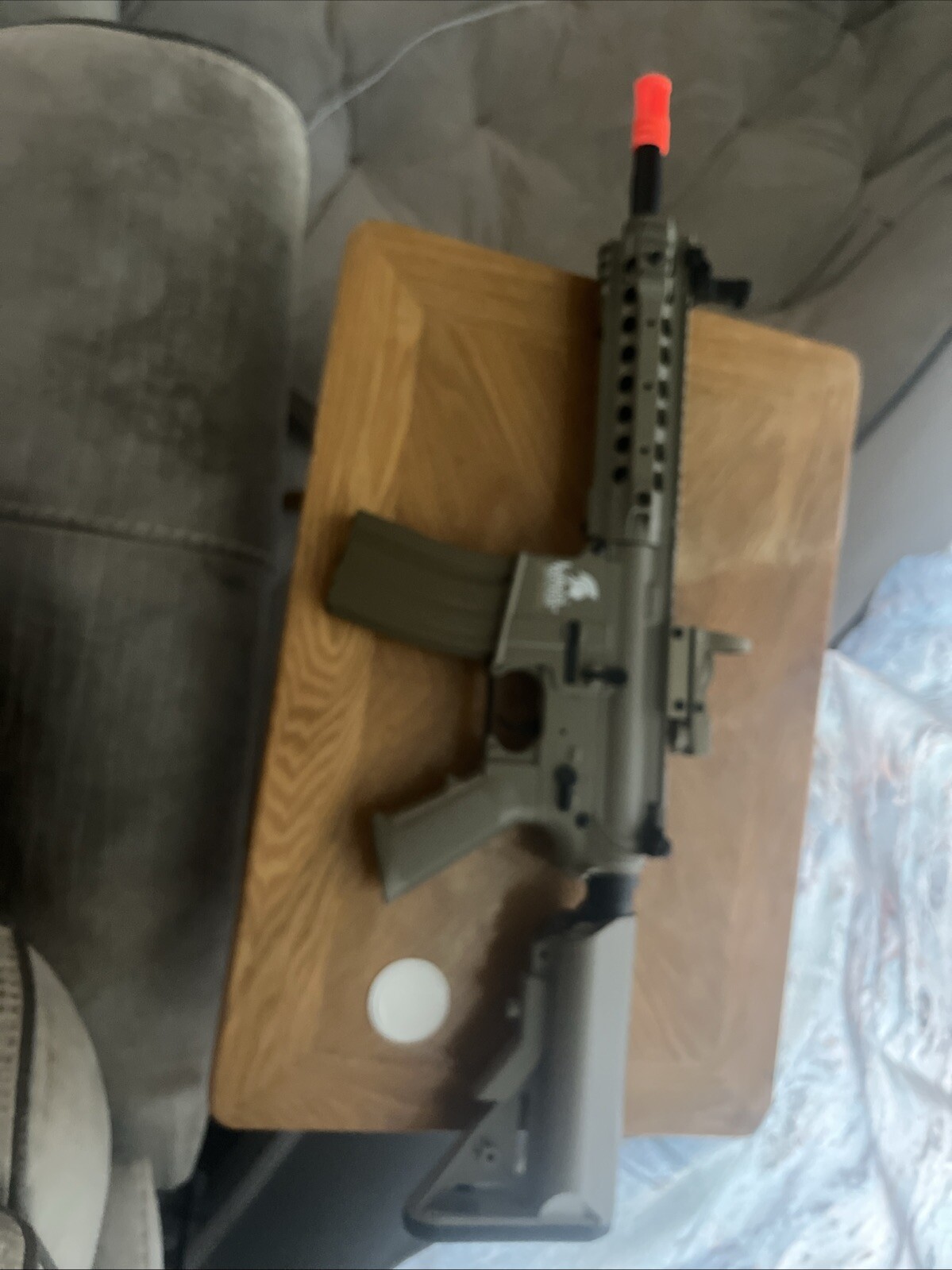 Mk18 Lancer Tactical Airsoft Rifle With Red Dot Scope