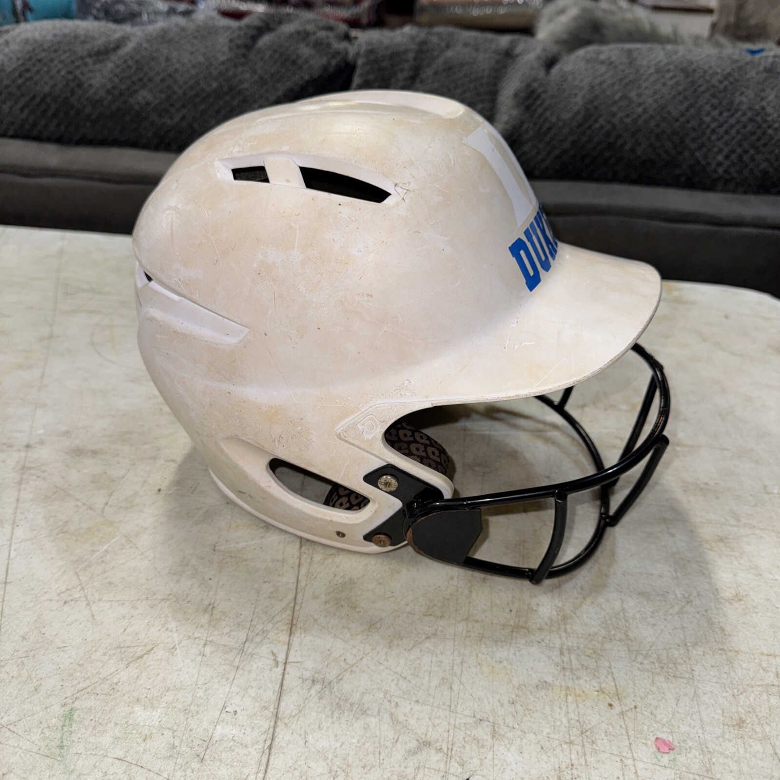 Demarini White Helmet With Facemask