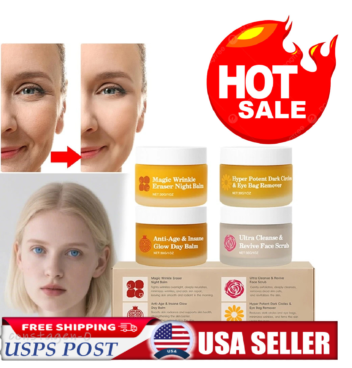 The Complete System Mature Skin Face Balm for Mature Women’s Skin Froya Organics