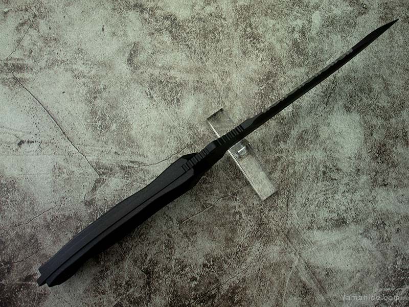 Blackhawk Nightedge Fixed Blade Knife, Combo Edge (BH15NE10BK)
