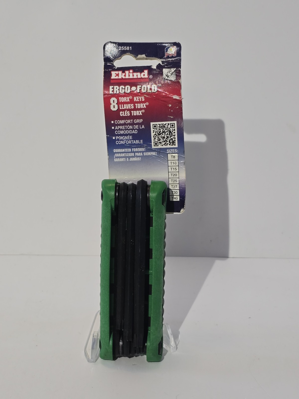 🇺🇸 Eklind 25581 8-Piece Ergo Fold Torx Key Set Made In The USA - FREE SHIPPING
