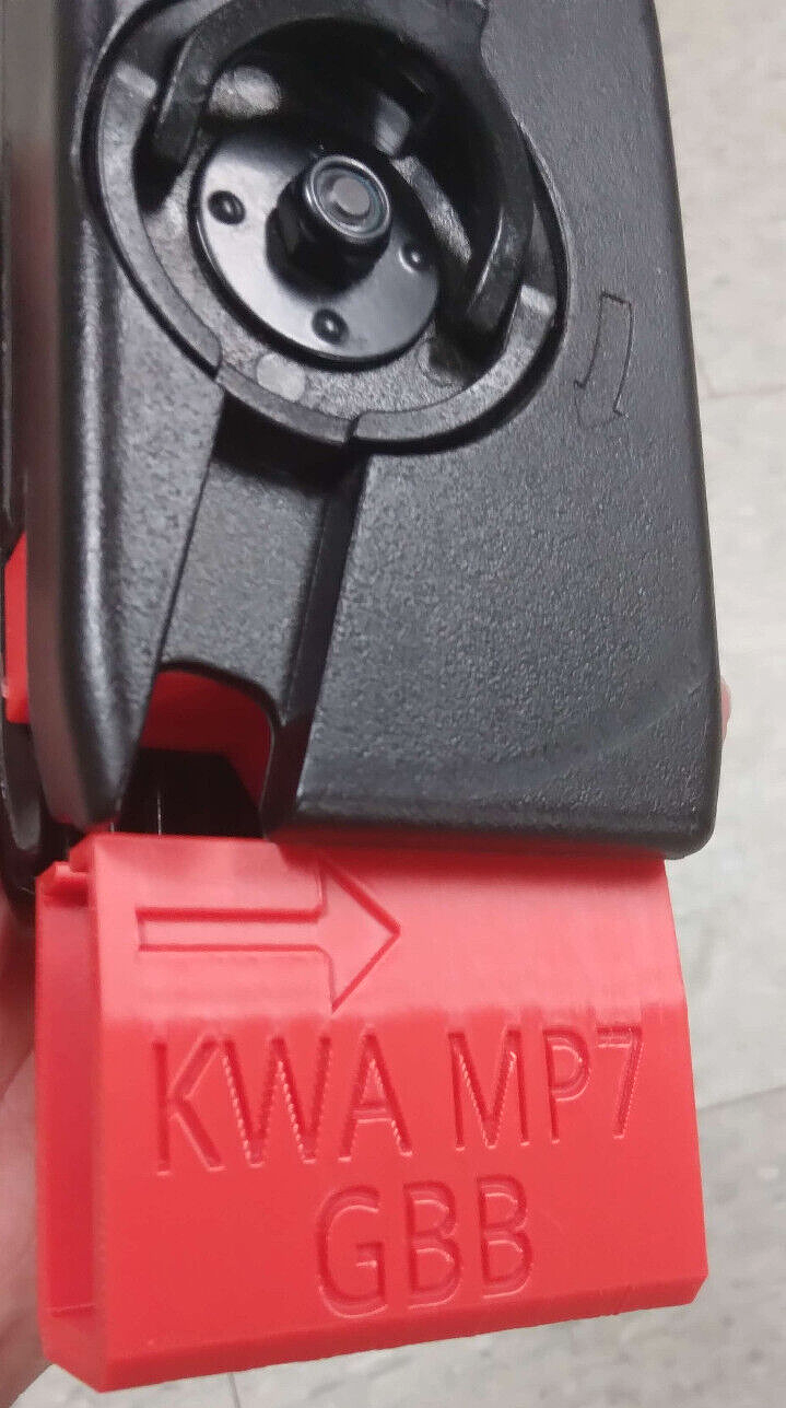 KWA MP7 Airsoft GBB Odin Speedloader Adapter (Red)