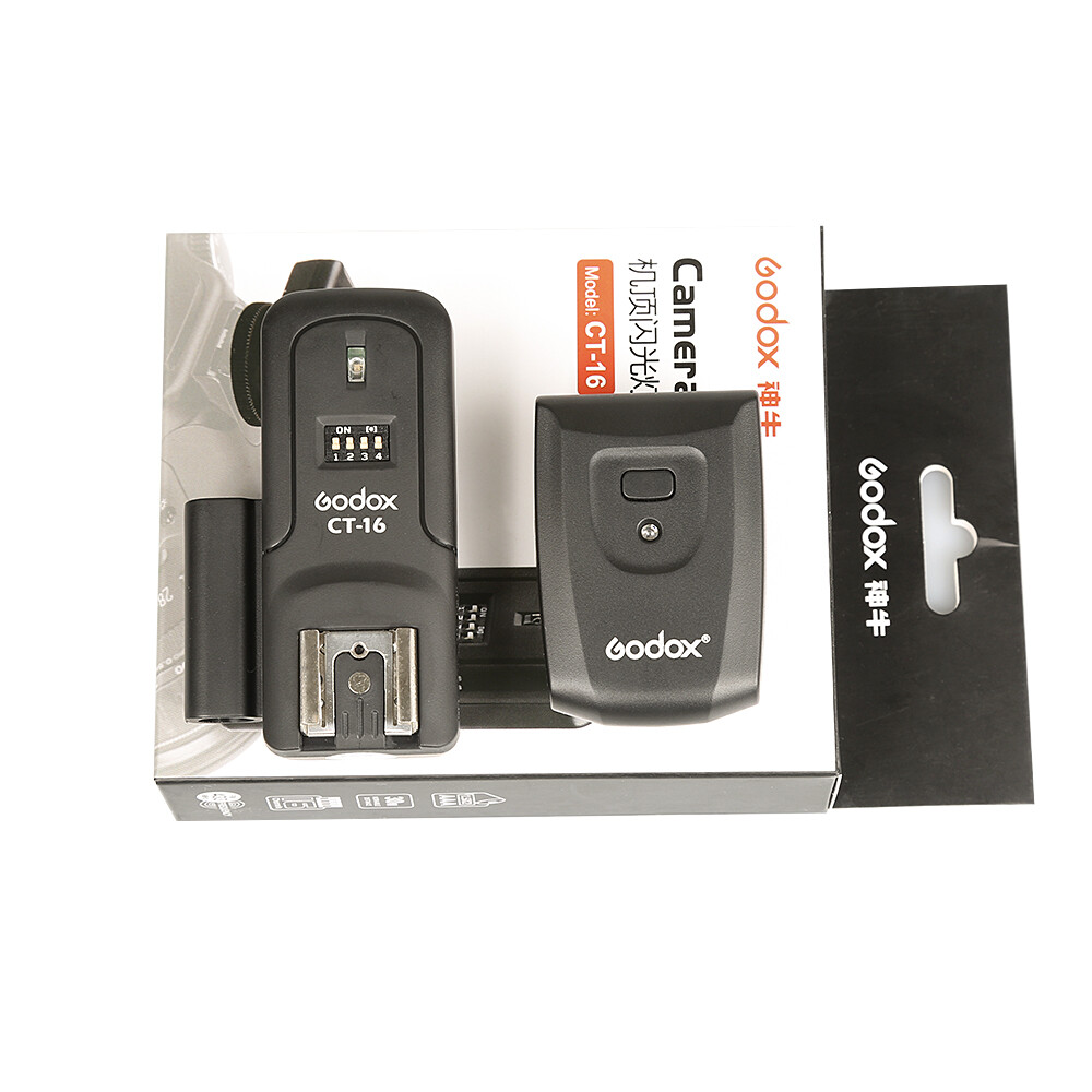 US Godox CT-16 16 Channel Wireless Flash Trigger+Receiver Kit fr Studio Flash