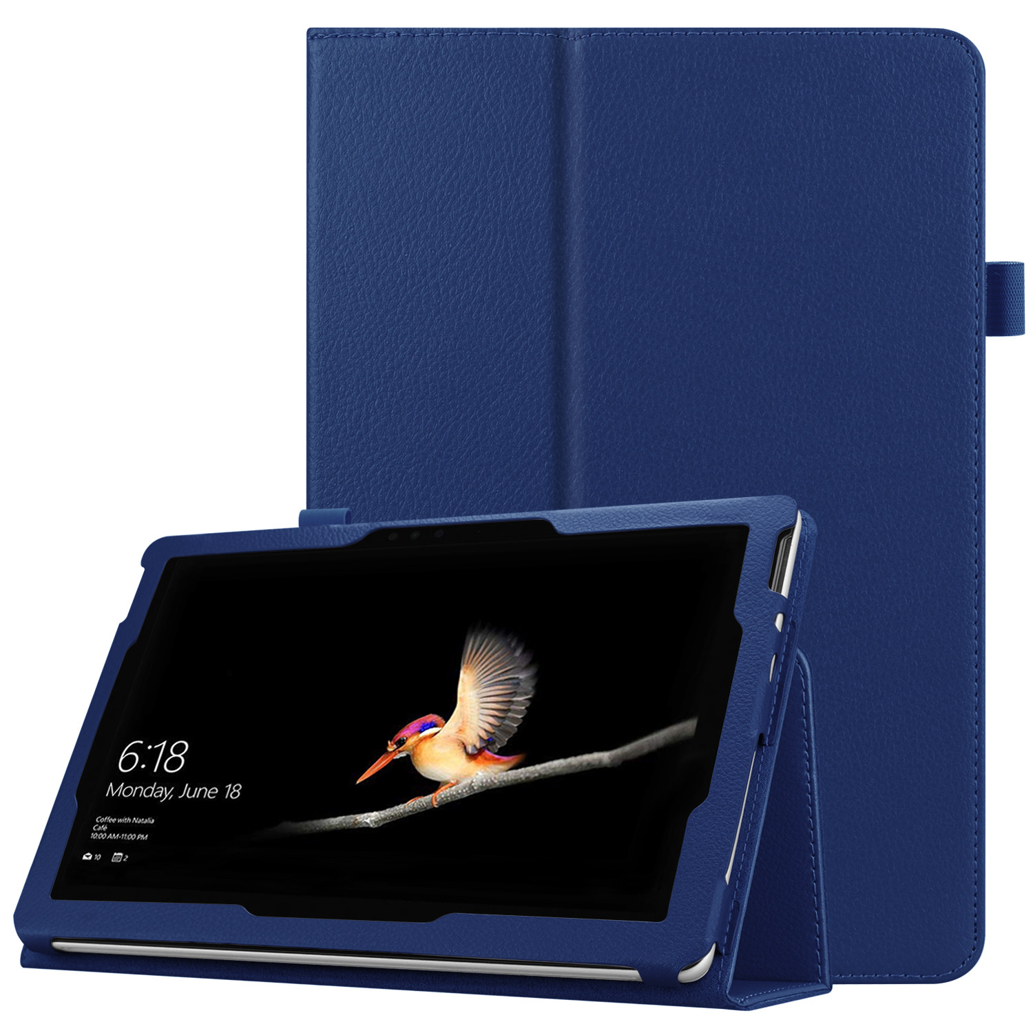 For Microsoft Surface Go 10 inch Tablet Folio Case Stand PU Leather Cover