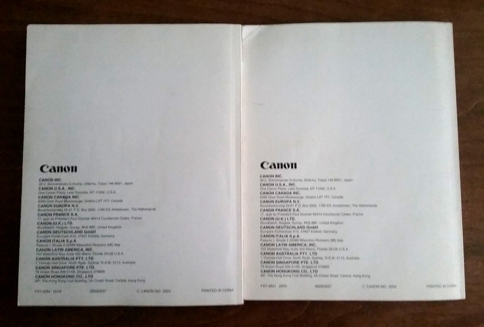 Canon imageRUNNER 3300 /2800 /2200 Reference & Mail Box Function Guide
