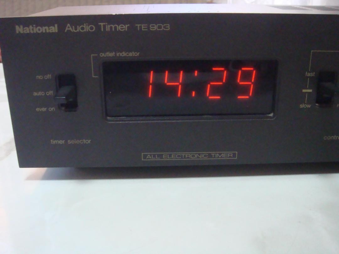Working National Audio Timer TE903