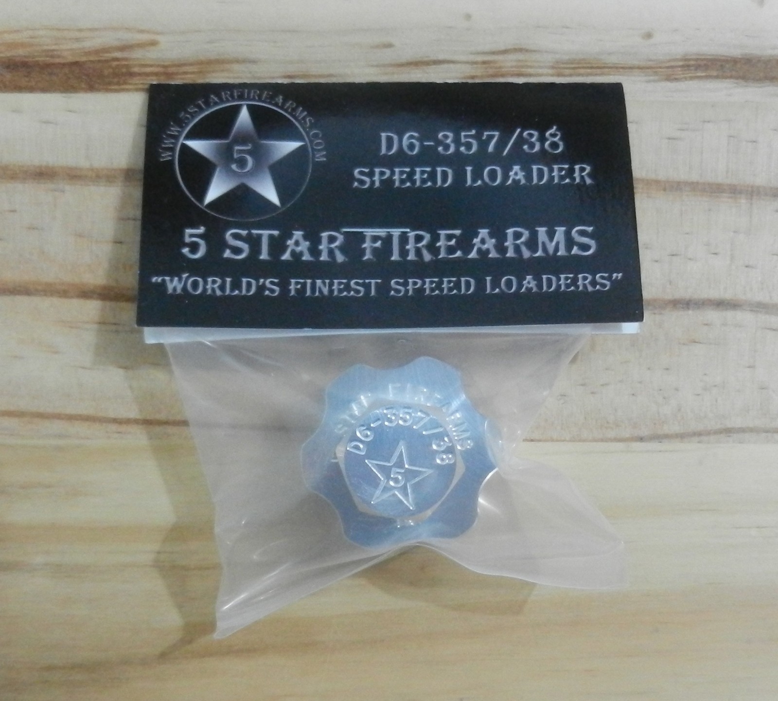 Aluminum Speedloader, Speed Loader;  Detective, Cobra, DBack, Kim K6;  D6-357/38