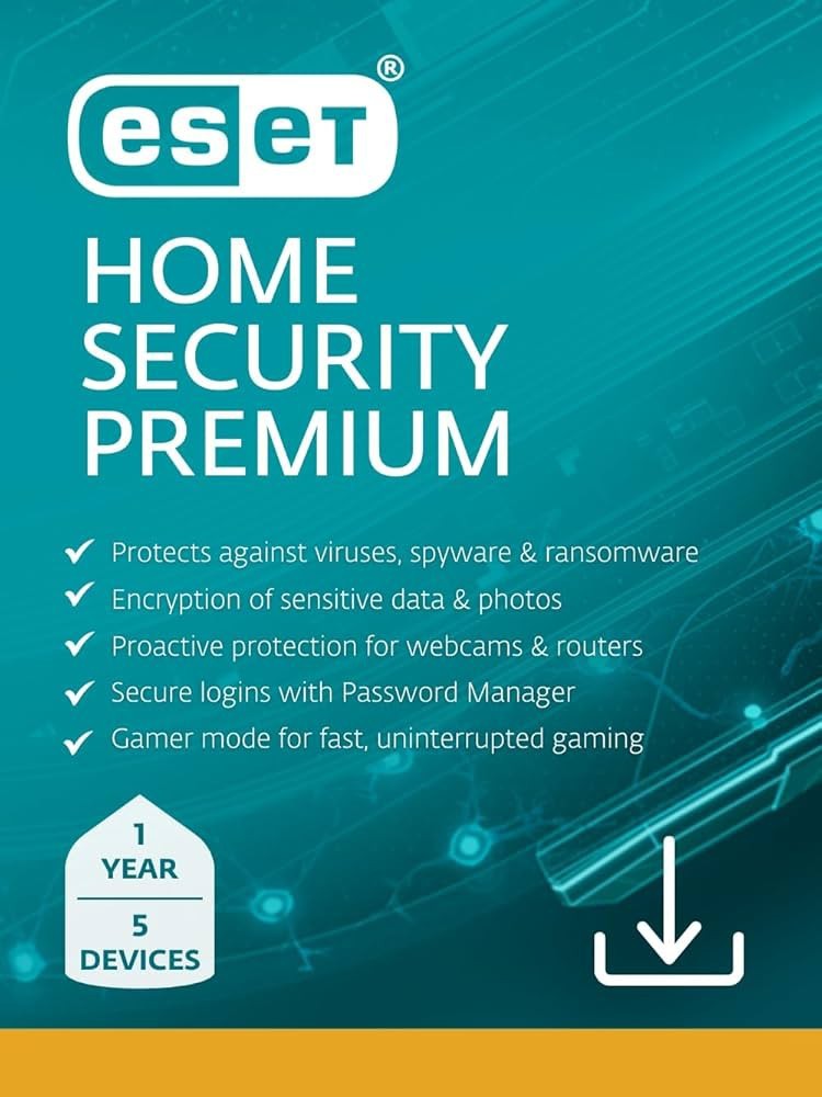 ESET Home Security Premium- 1-Year / 5-Device - Canada