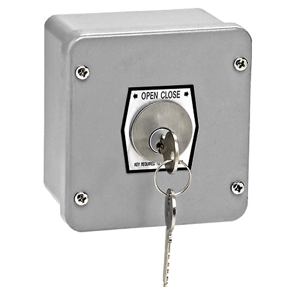 AMERICAN GARAGE DOOR SUPPLY 1KX Keyswitch, Outdoor, Surface Mount 36T025