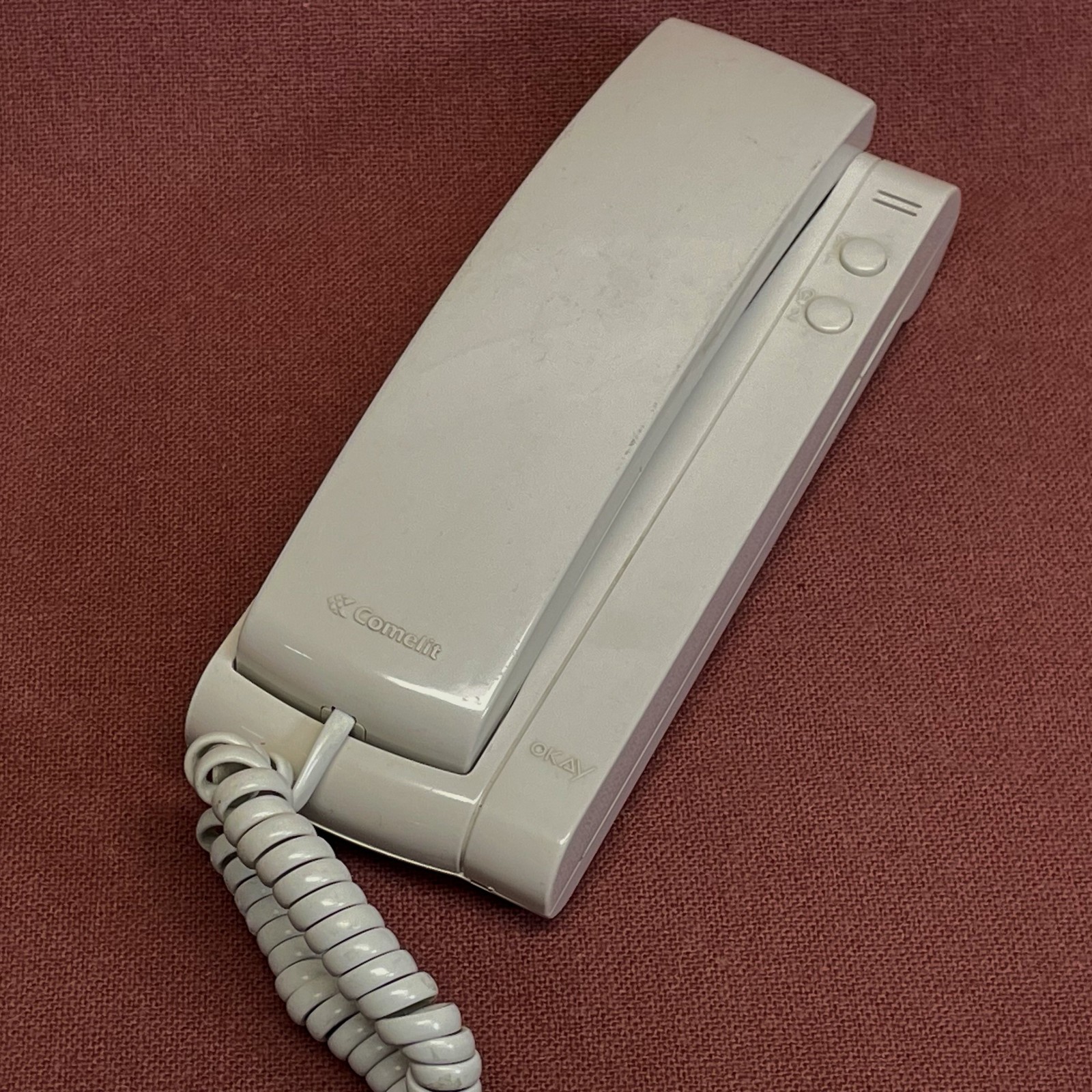 Comelit 2402 OKAY Universal Intercom Handset for 4+n System Entry Phone - 2402W