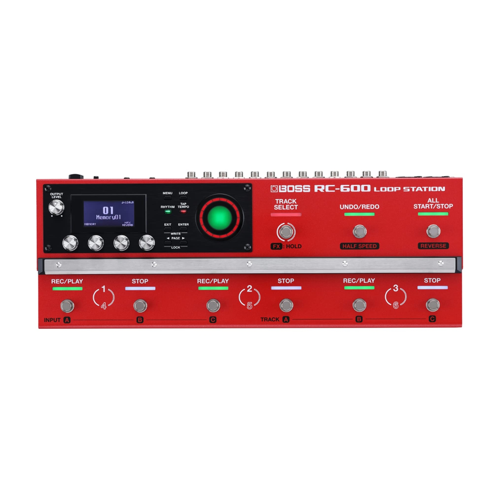 BOSS RC-600 Loop Station Looper Sequencer Electric Guitar Effect Pedal USB 9V