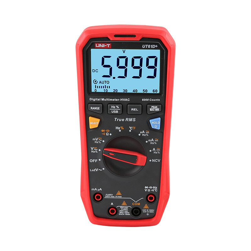 UNI-T UT61E+ Digital Multimeters AC/DC Modern Digital Auto Ranging Multimeters✦K