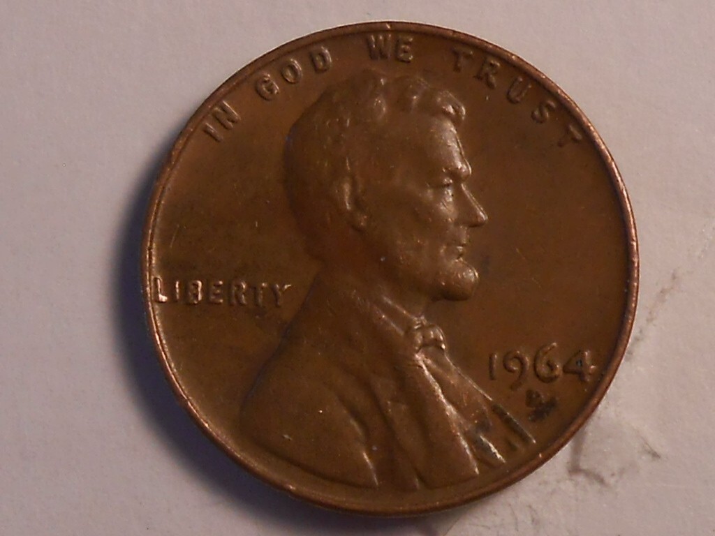 1964 d lincoln cent with errors