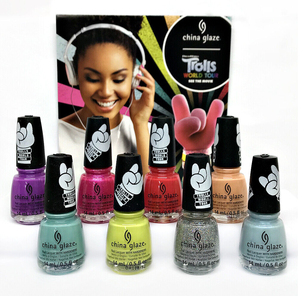 China Glaze Nail Lacquer TROLLS WORLD TOUR - Pick Color - Buy 2 Get 1 Free