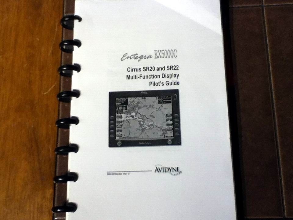 Entegra EX5000C Multi-Function Display in Cirrus SR20 & SR22 Pilot's Guide