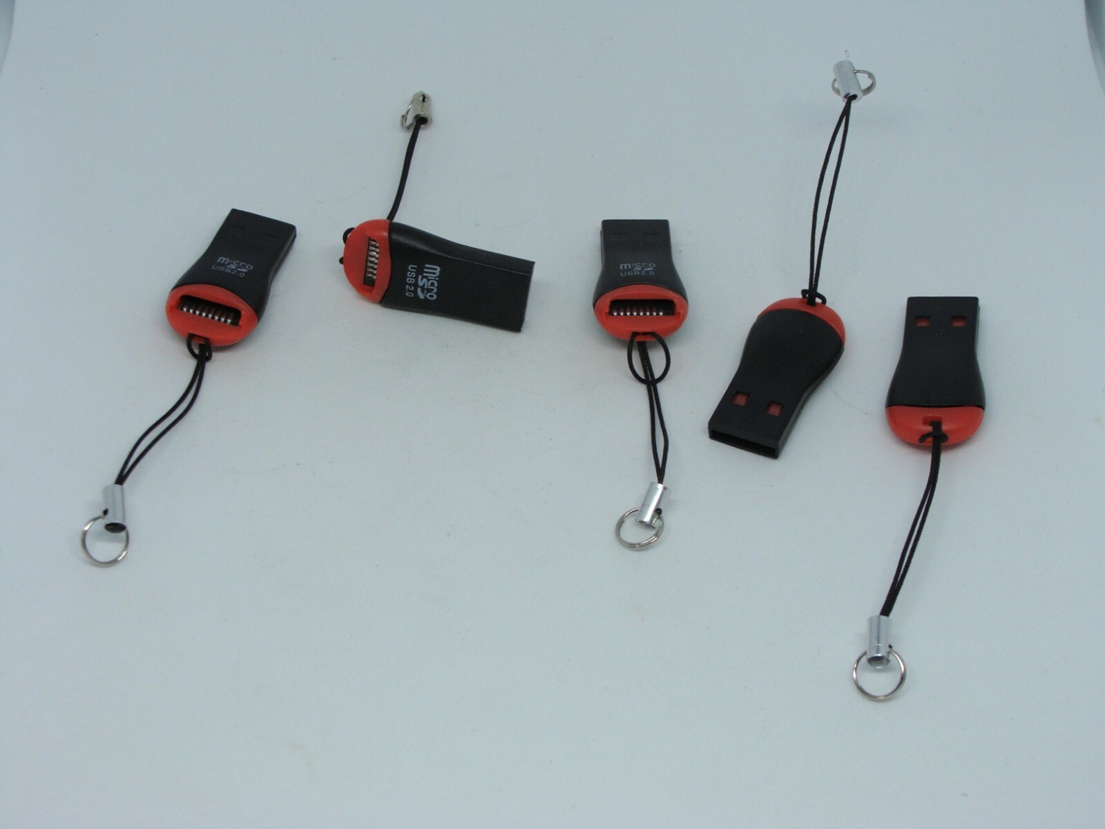 Pack of 5 USB TF T-Flash Micro SD Memory Card Reader Writer High Speed USB 2.0