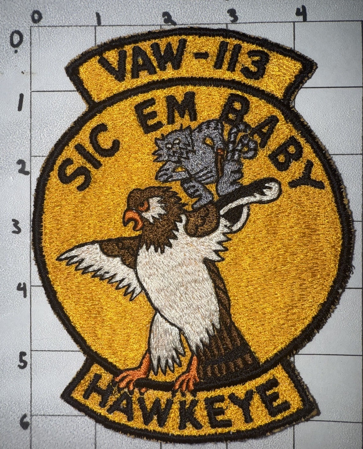 1970s - 1990s USN VAW-113 Airborne Early Warning And Control Squadron Patch (26)