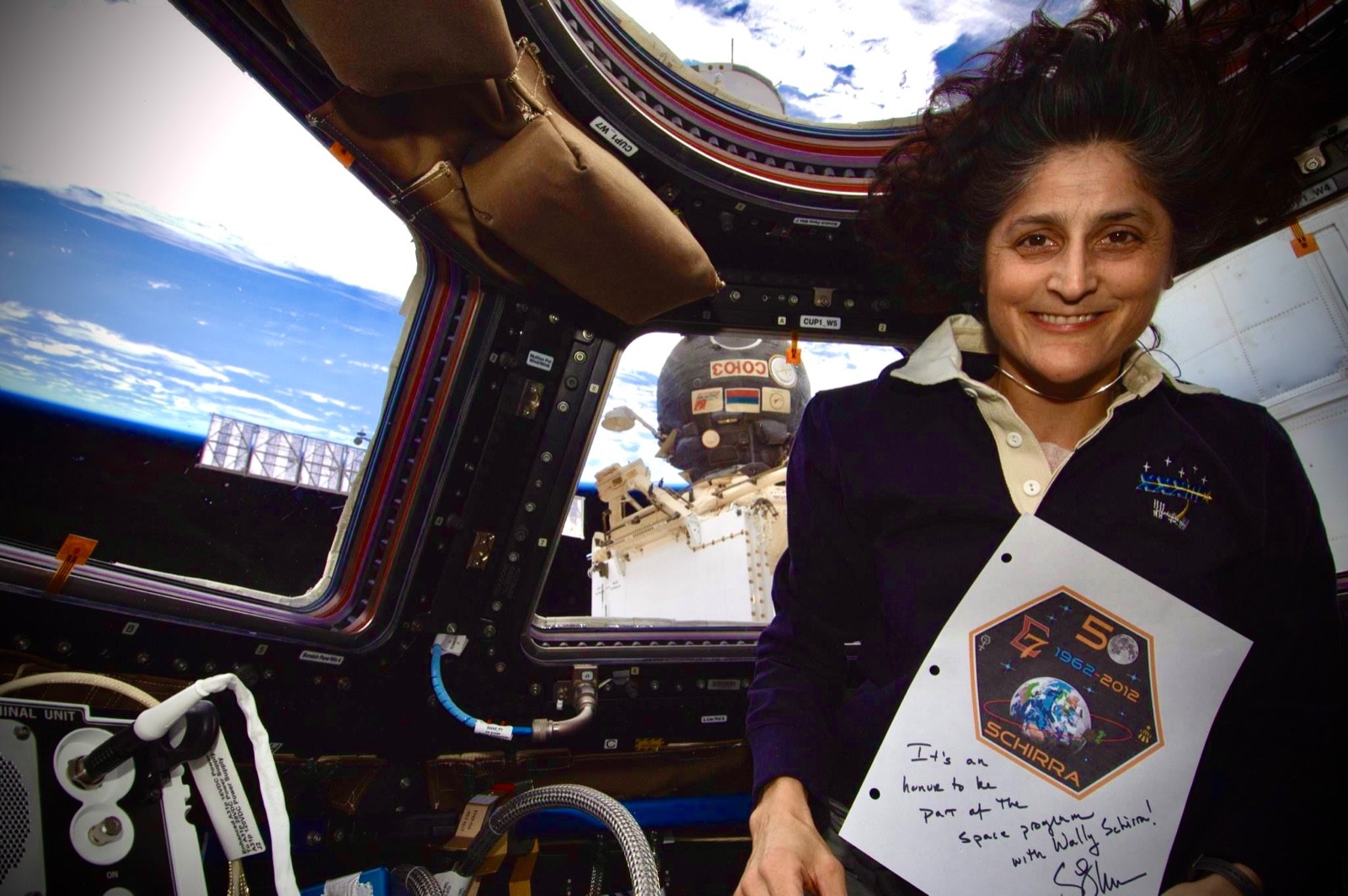 NASA-Sigma 7 50th Anniversary patch and folio