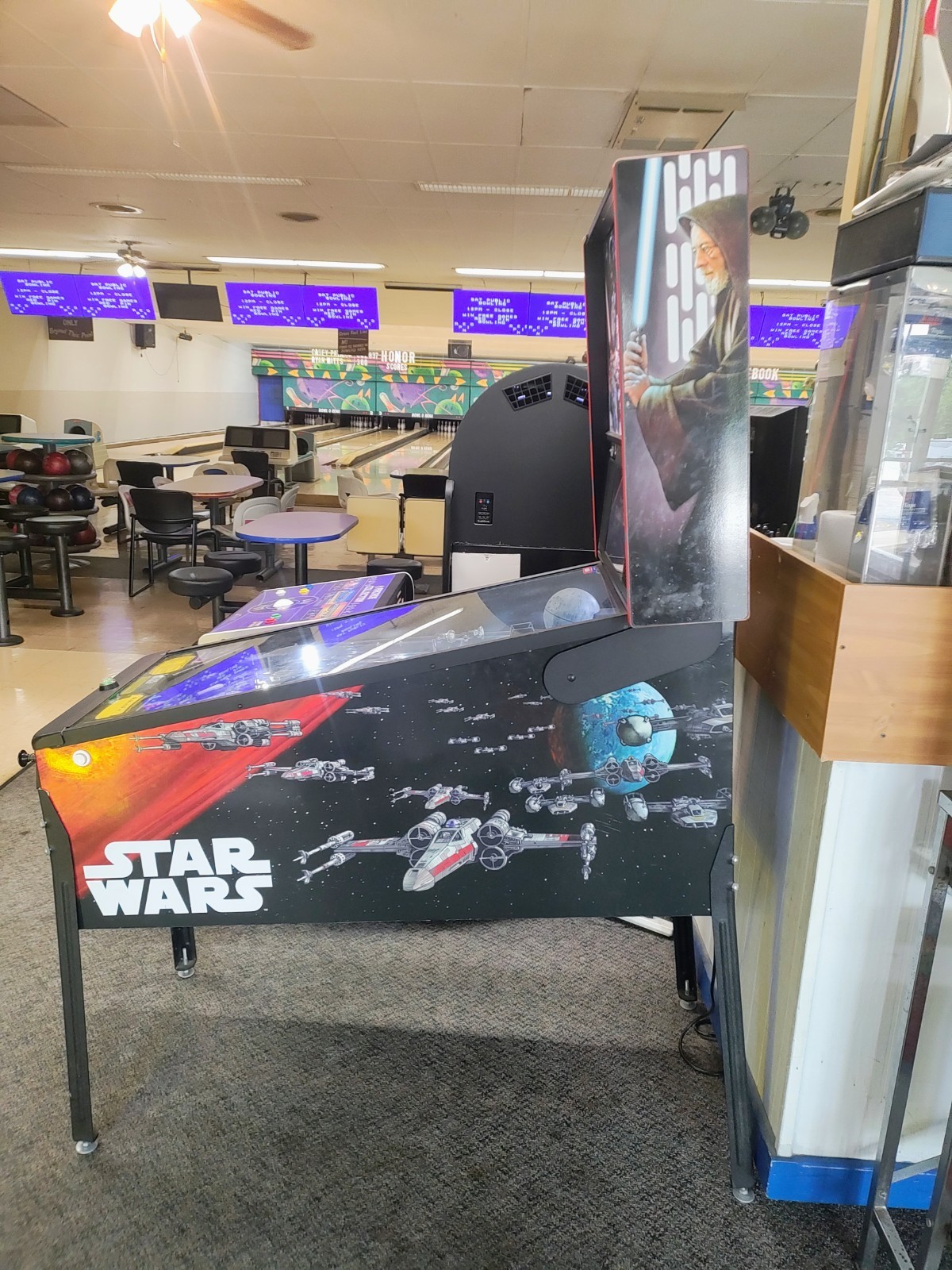 1 Stern Star Wars Arcade Pinball Game