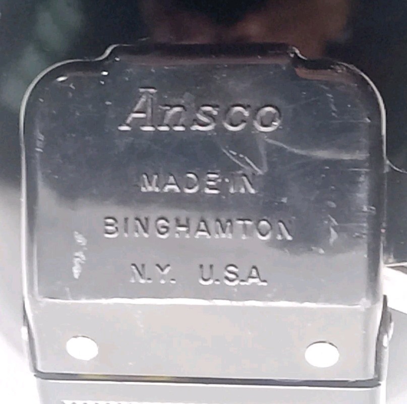Vintage 5" ANSCO Flash Holder Reflector for Ready Flash Camera~With One Bulb!