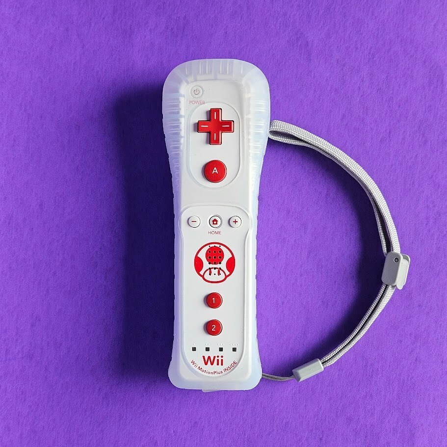 Official Wii Remote TOAD Nintendo Motion Plus Inside 👾 Wii U OEM