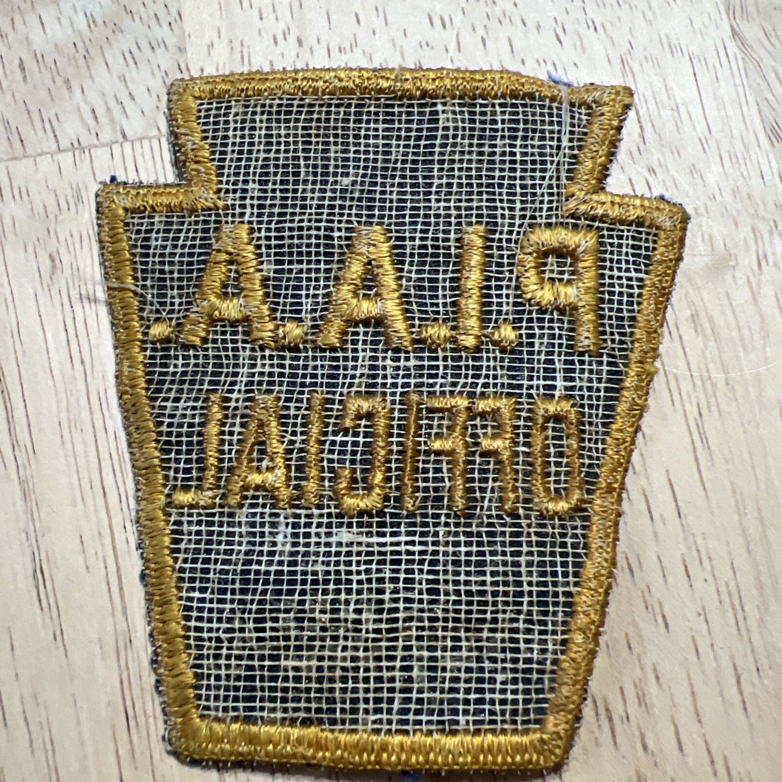 Vintage P. I. A. A. Official Patch PA Inter scholastic Athletic Association