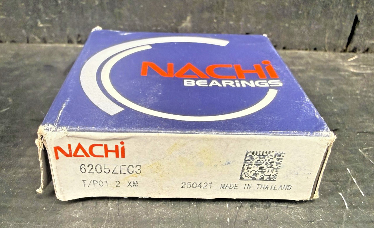 1 NEW NACHI 6205ZEC3 SINGLE-ROW DEEP GROOVE BALL BEARING NIB***MAKE OFFER***