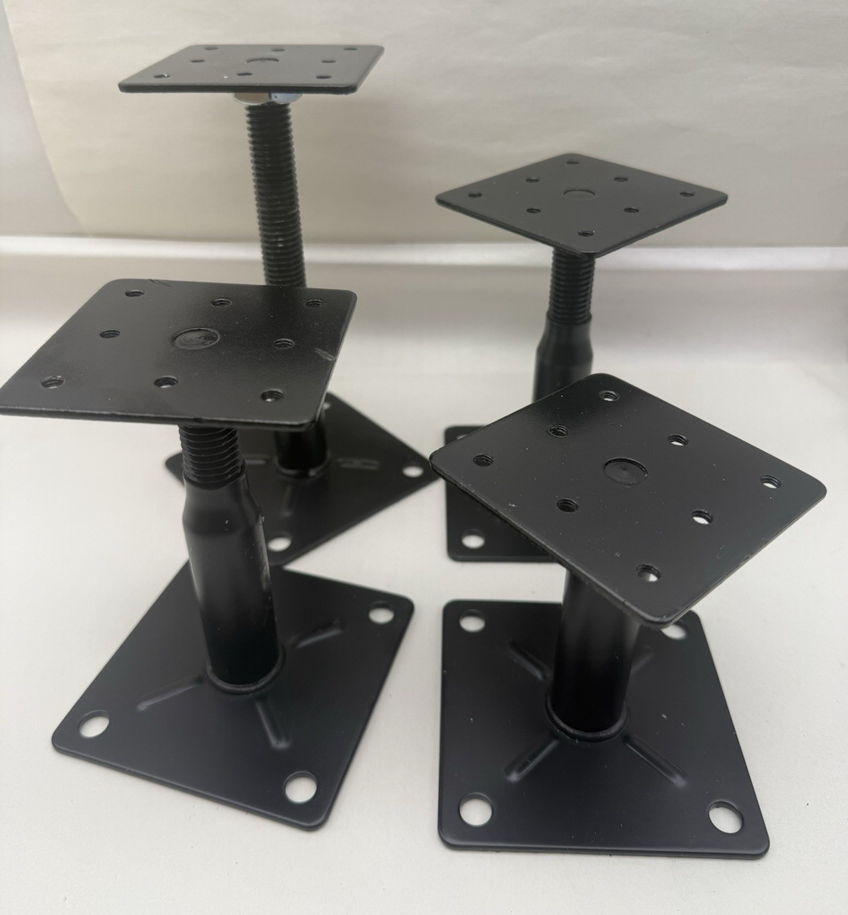 4 Pcs Adjustable Support Jacks for Floor, Heavy Duty Screw Jacks House Jack READ