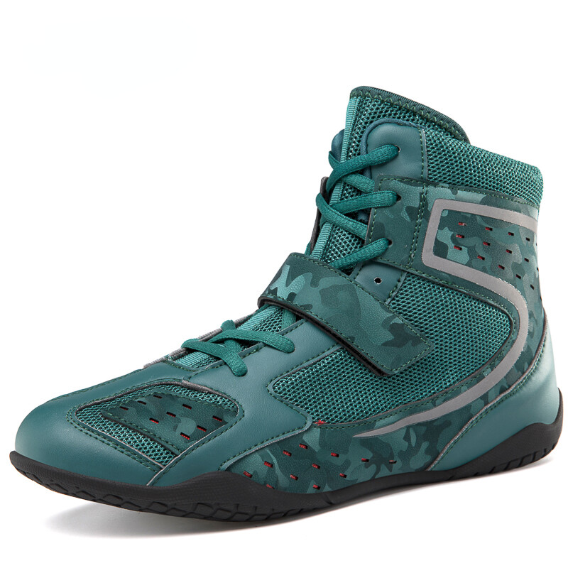 High-top Men's Wrestling Shoes Boxing Boots Breathable Wearable Sneakers