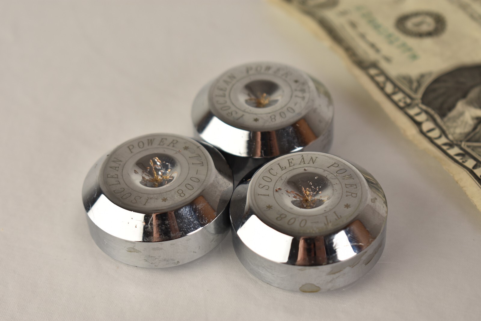 3pc Isoclean Power TT- 008 TIP - Toe Base Isolation Spike Footer Feet