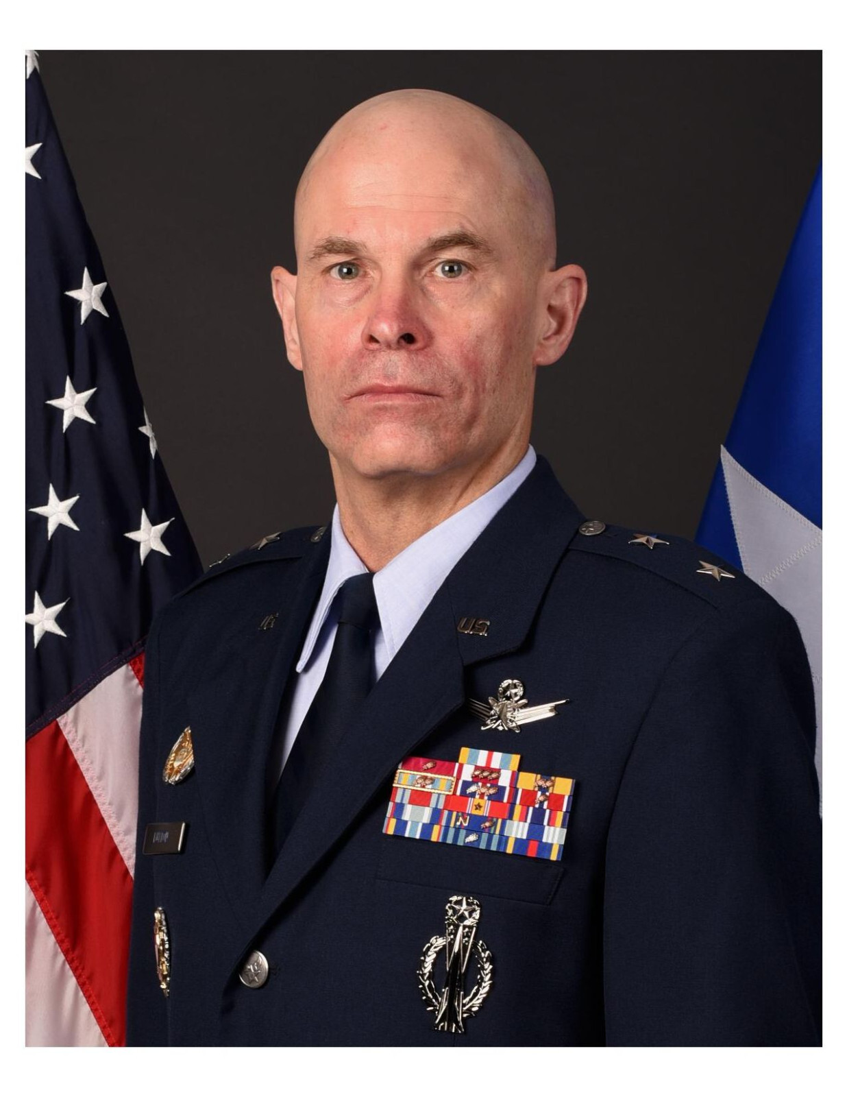 United States Air Force General Michael J. Lutton 8x10 Photo On 8.5" x 11"