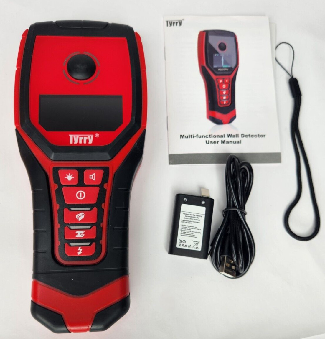 Tyrry Professional Stud Finder MD220 Series - New Open Box
