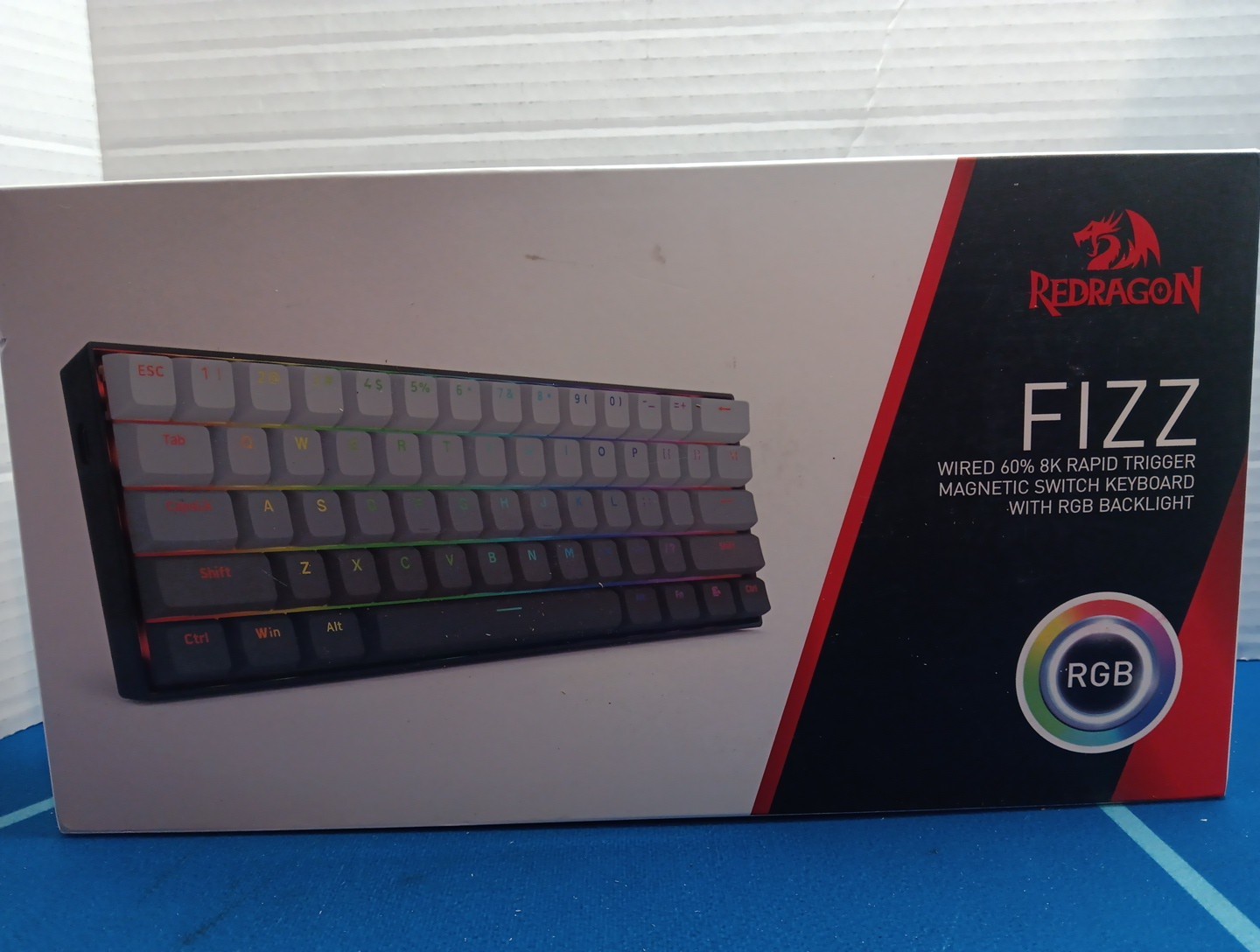 Redragon K617 Fizz Gaming Mechanical Keyboard 60% Compact Wired RGB Backlit
