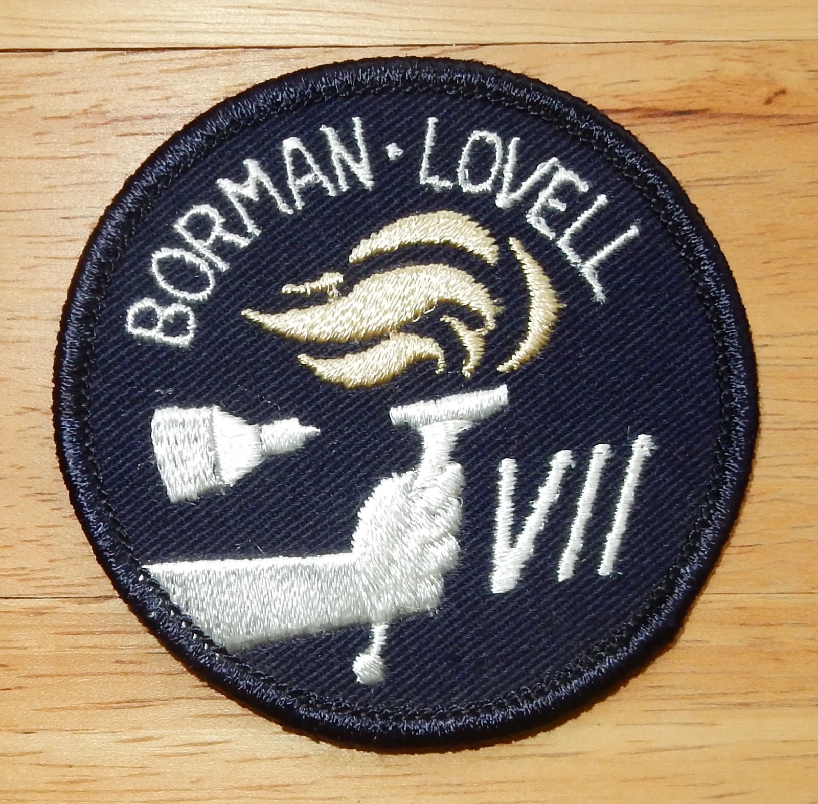 Gemini 7, NASA Borman & Lovell Iron-On Patch (1965)