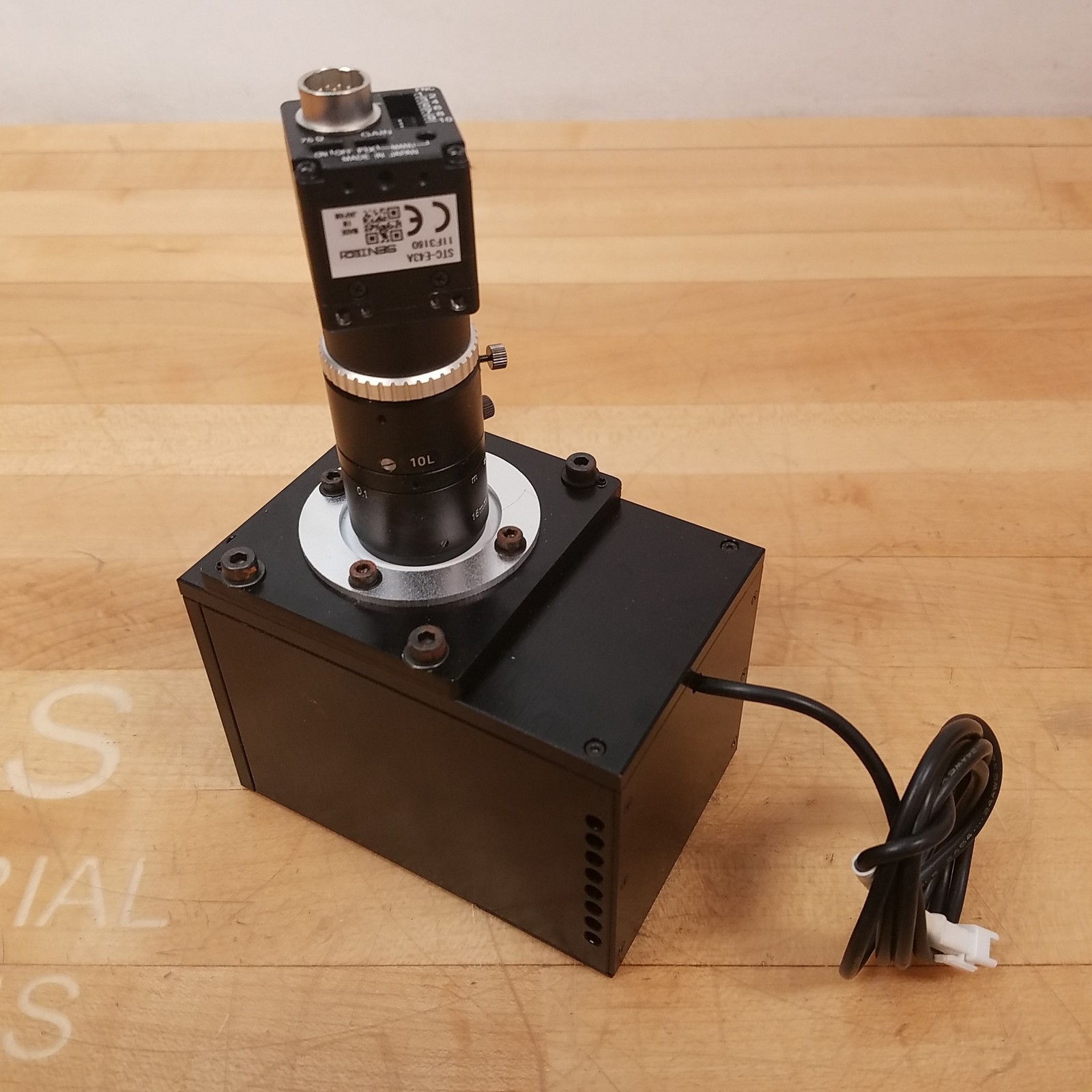 SenTech STC-E43A Black and White CCD Industrial Camera With Light Box - USED