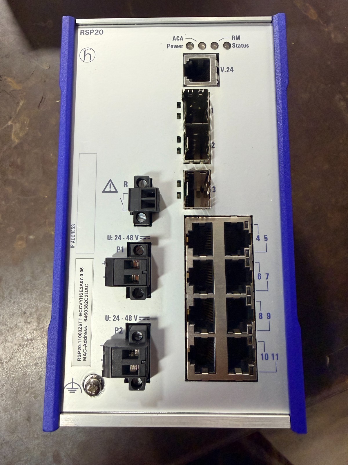 Hirschmann Industrial Rail Switch RSP20-11003Z6TT-ECCVYHSE2A07 .0 .05
