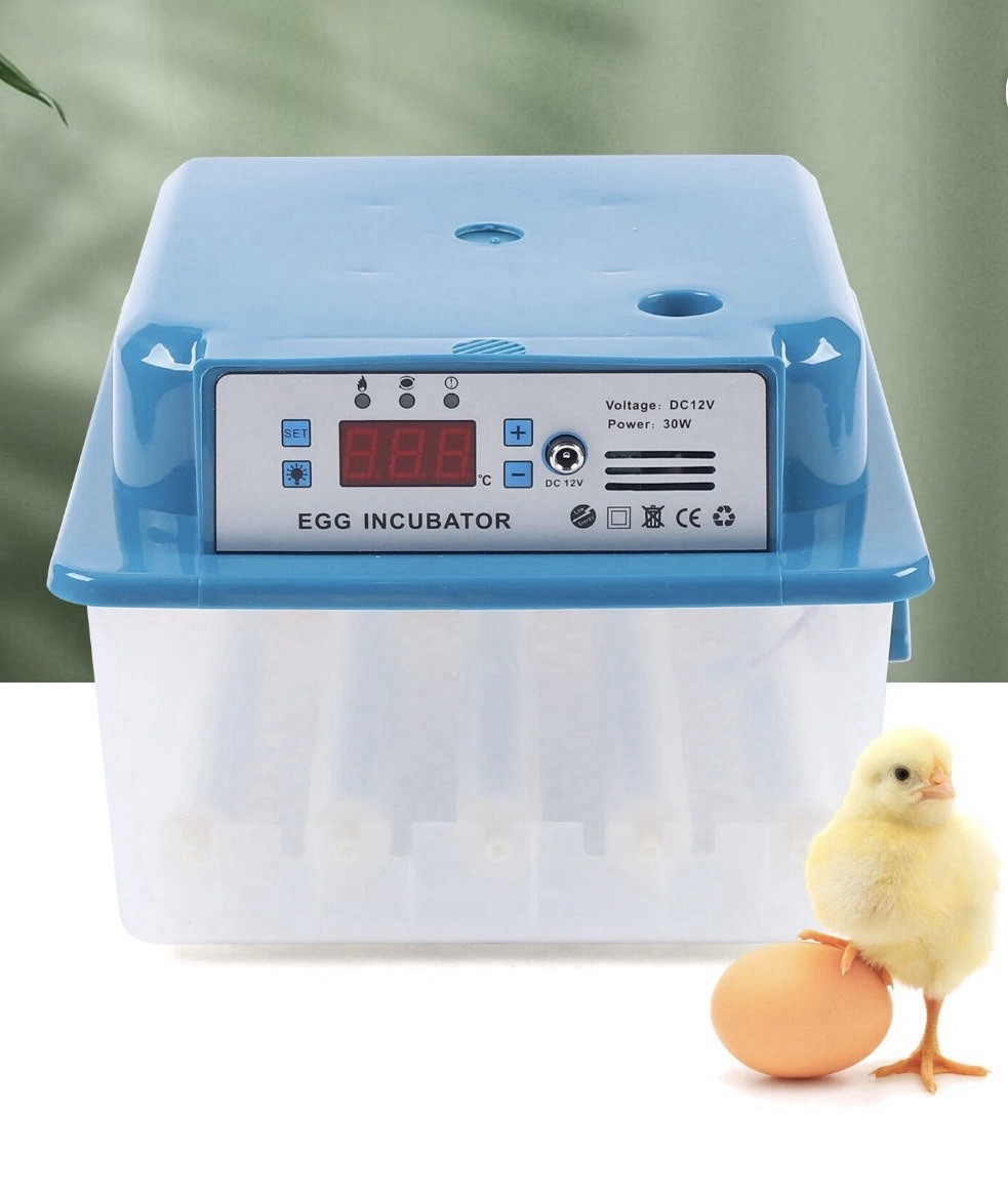 16 Egg Incubator Automatic Turner Digital Temp Control Chicken Duck Quail