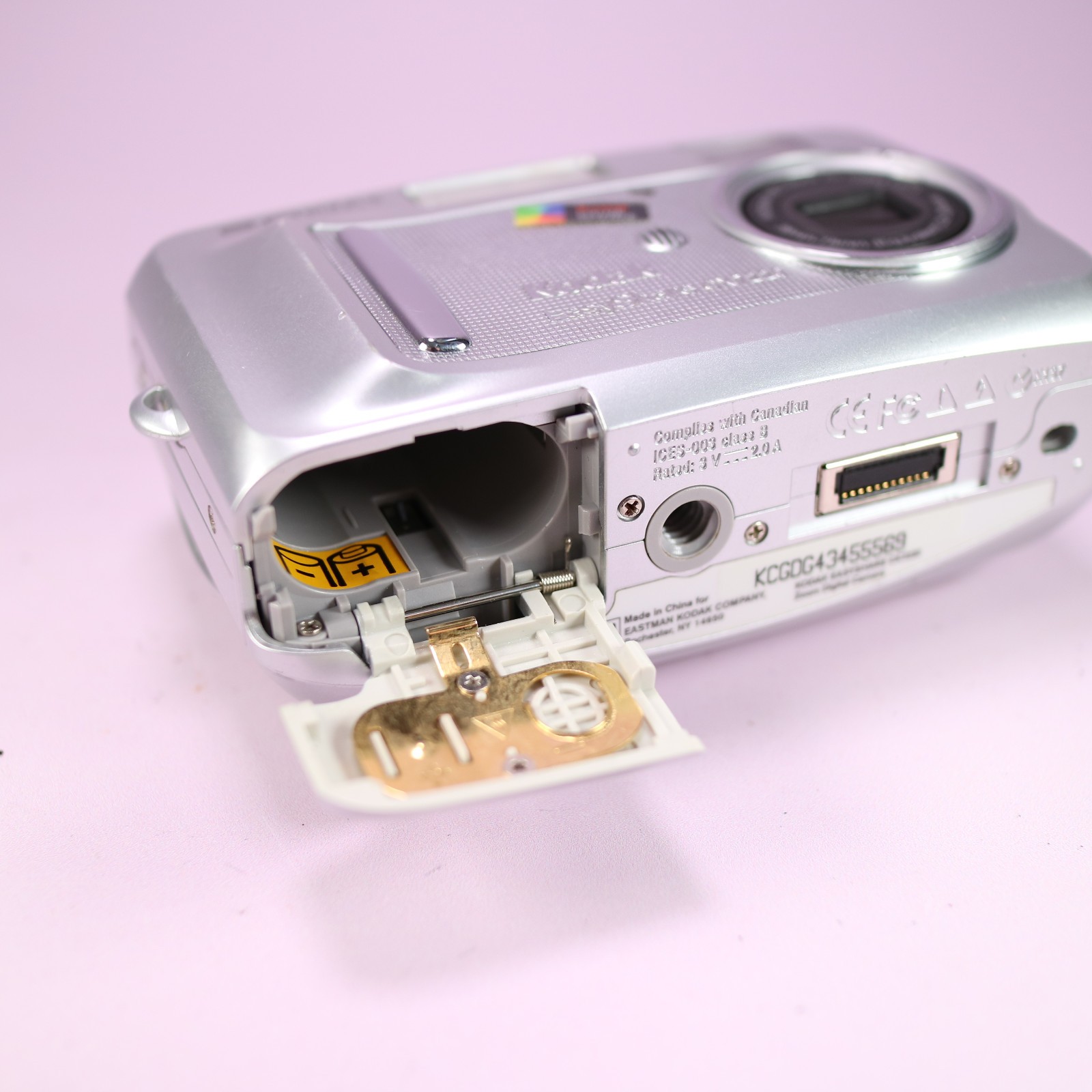 Kodak Digital Camera EasyShare CX7220 2.0MP Silver Tested